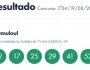 Resultado concurso 1734 da Mega-Sena; Prmio acumula em R$ 19 mi